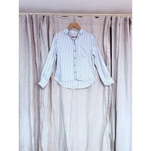 Candace stripe Button Up Shirt Beach Lunch lounge Vacation Summer Boho